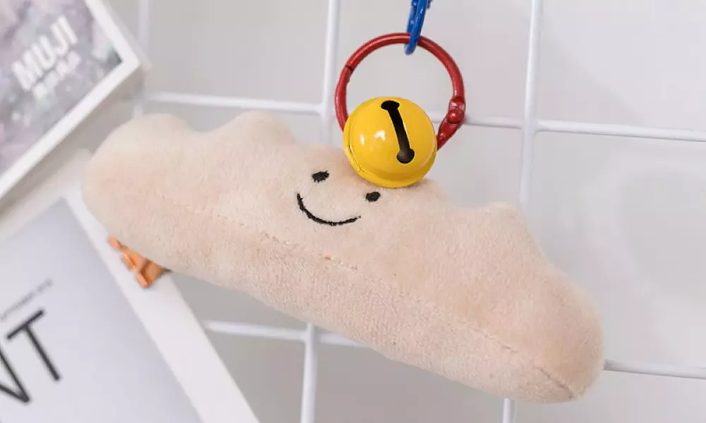 Kuscheliges Plüschtier im Lebensmitteldesign