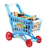 Image 3: Shopping Cart Trolley for Children Play Set Includes 78 Grocery Food 