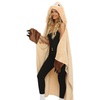 Image 2: Oversized Fluffy Sloth Hooded Blanket