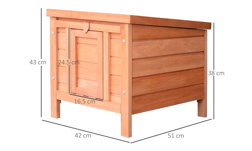 Image 6: Pawhut Outdoor Wooden Rabbit Hutch Collection
