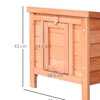 Image 6: Pawhut Outdoor Wooden Rabbit Hutch Collection