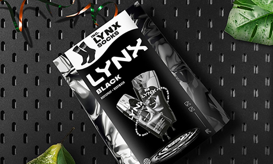 Image 7: Lynx Black Duo Gift Set, Body Spray and Bodywash Grooming Kit