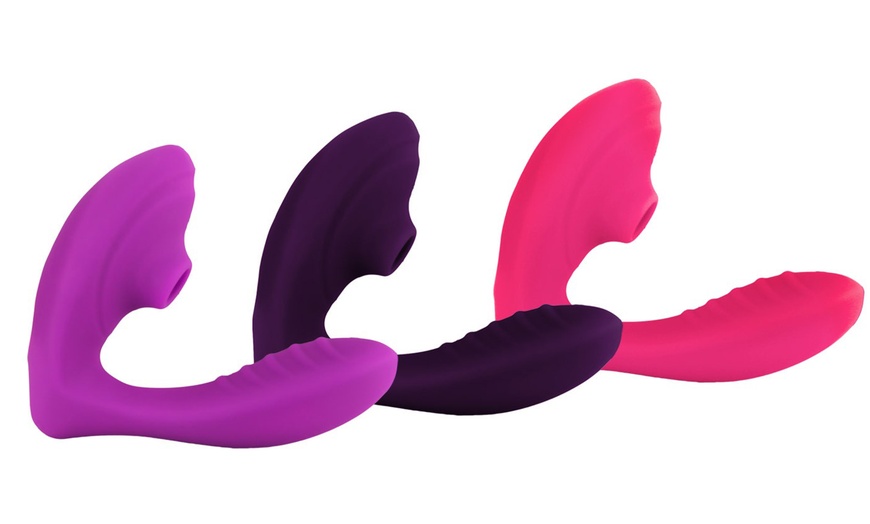 Image 3: 10 Speeds USB Rechargeable Clitoral Sucking Clitoris Suction Vibrator