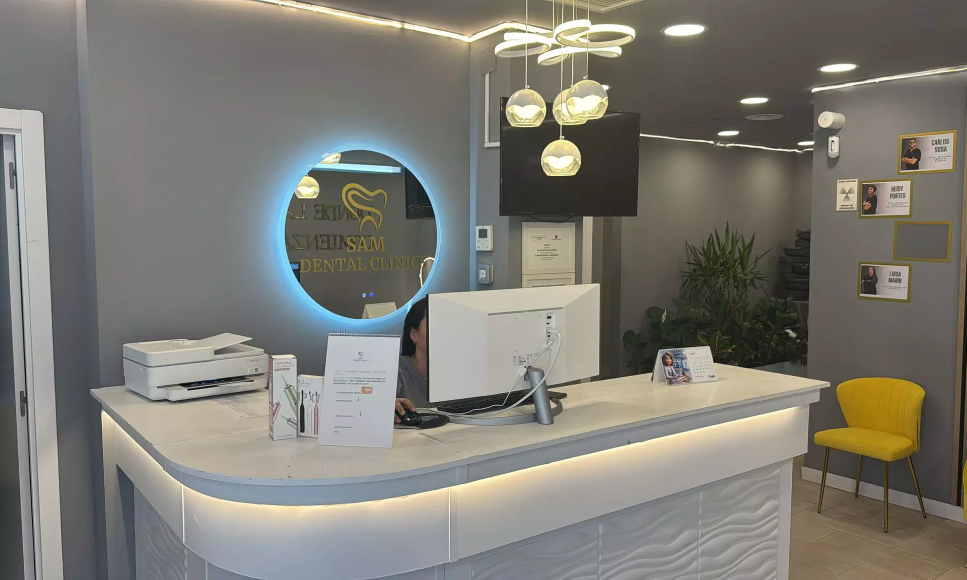 Limpieza bucal, flúor, diagnóstico o curetaje con limpieza y revisión