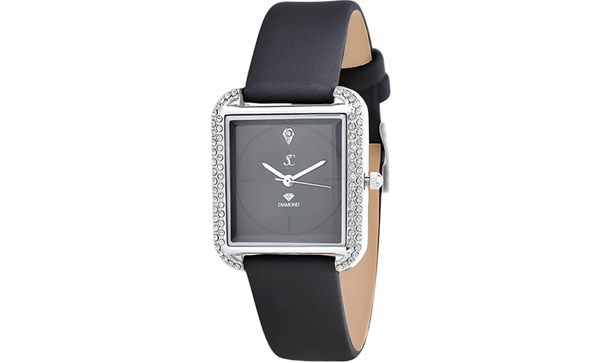 Image 12: Dameshorloge met echte diamant