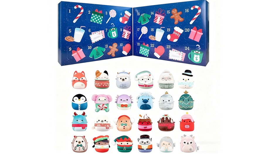 Image 1: Micromallow-Inspired Advent Calendar 24 Mini PVC Figurines 