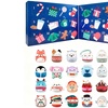 Image 1: Micromallow-Inspired Advent Calendar 24 Mini PVC Figurines 
