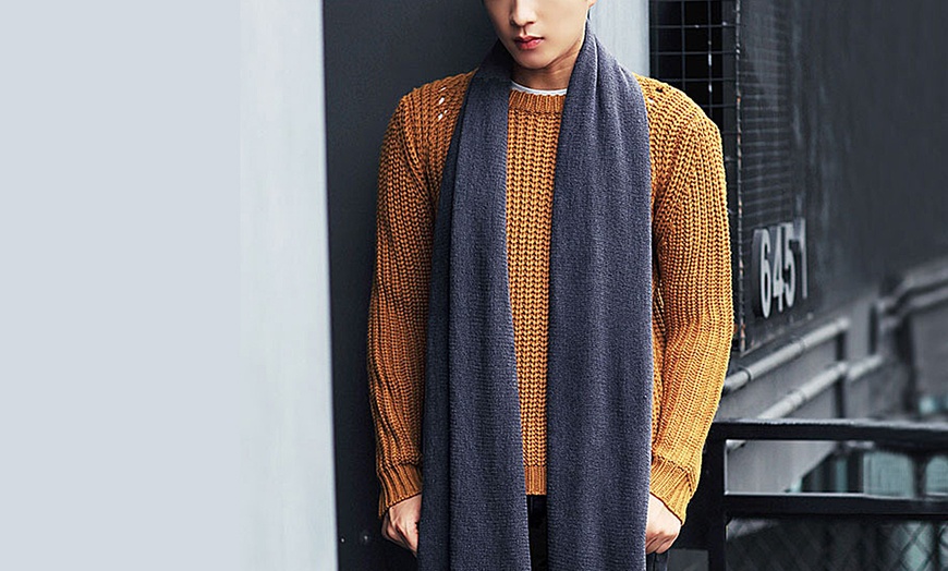 Image 1: Winter Soft Thin Windproof Scarf Neck Warmer Wrap