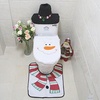 Image 4: 4 Pcs Christmas Toilet Bathroom Decoration Set in 4 Styles 