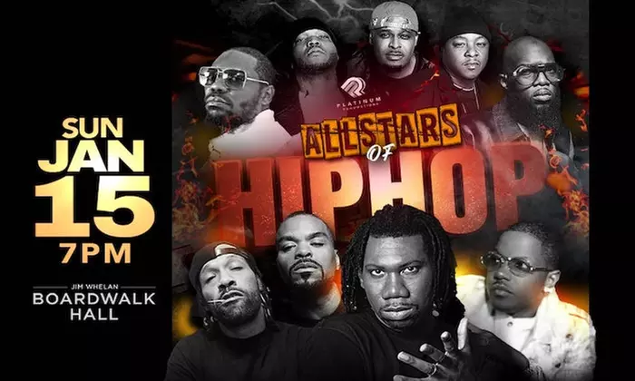 All Stars Of Hip Hop with KRS-One, Redman, Method Man, The Lox, Beanie Sigel, Freeway & More on January 15 at 7 p.m. - Primary Image
