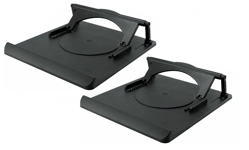 Image 2: Up to Four Elpine Laptop Holders with Rotating Platform