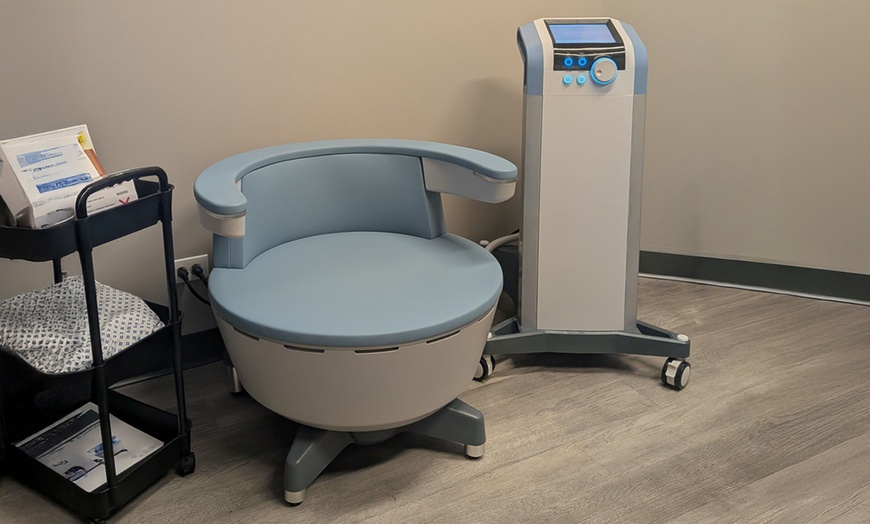 Image 2: One 28-Minute Urinary Incontinence Pelvic Floor Chair Treatment 