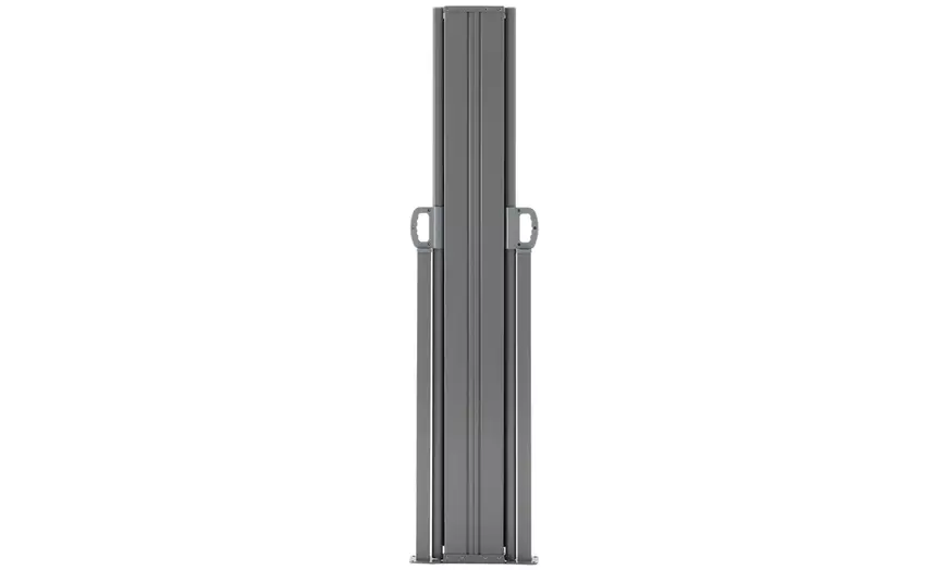 Image 3: Outdoor Retractable Polyester Privacy Two-Side Awning