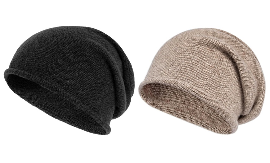Image 12: Gorro de cachemir en diferentes colores