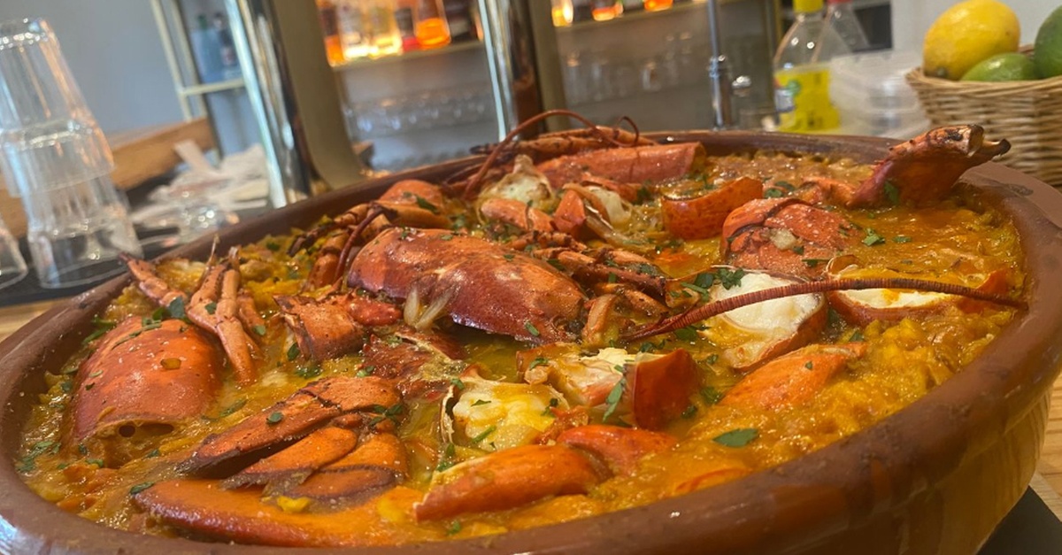 Menú de arroces para dos personas en Madrid con opción de arroz de bogavante