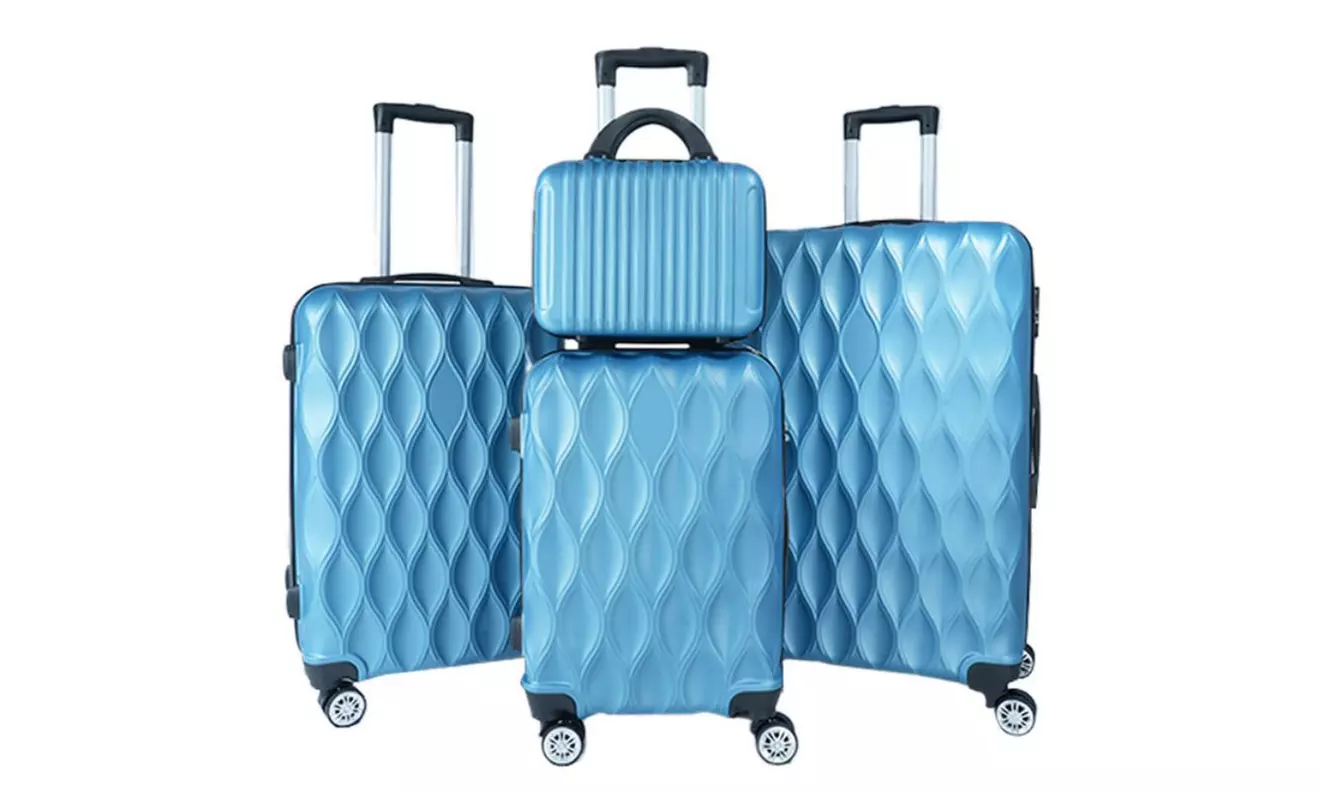 Four-Pack ABS Suitcases
