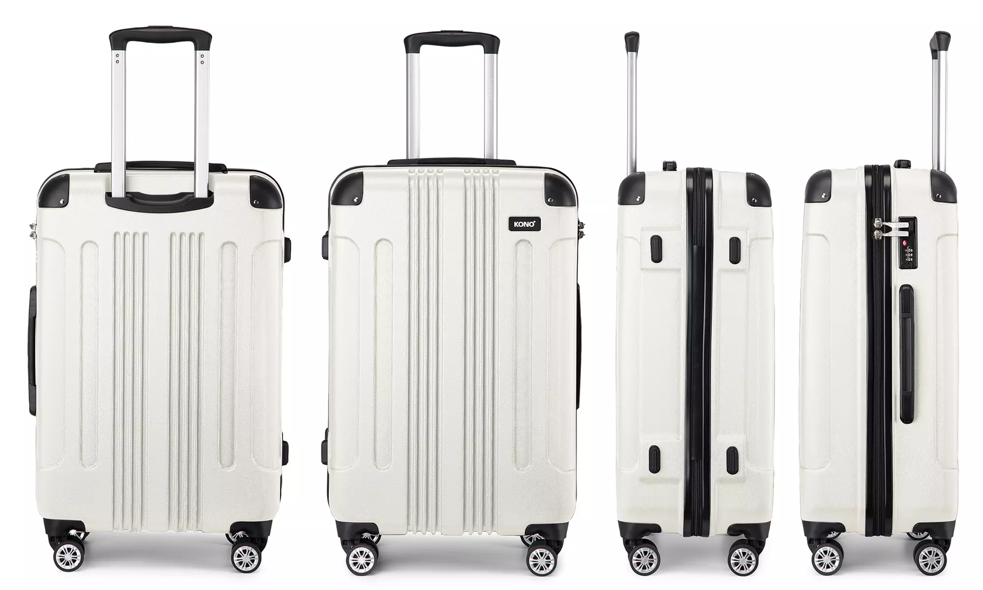 Travelite Voyager Leichtgewichtskoffer mit Aluminiumlegierunggriff