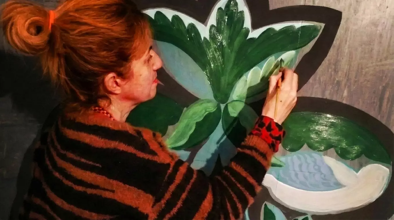 Taller de pintura creativa con picoteo y cava para 1, 2 o 6 personas