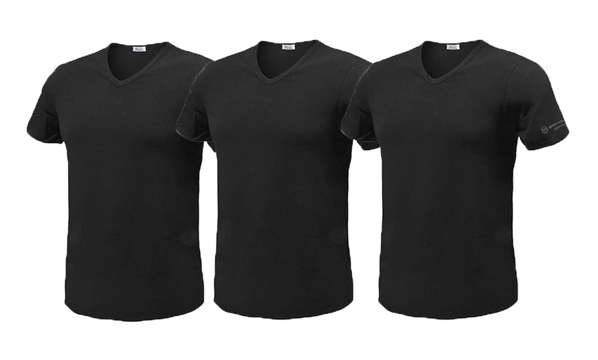 Image 12: Pack T-shirt col V Sergio Tacchini