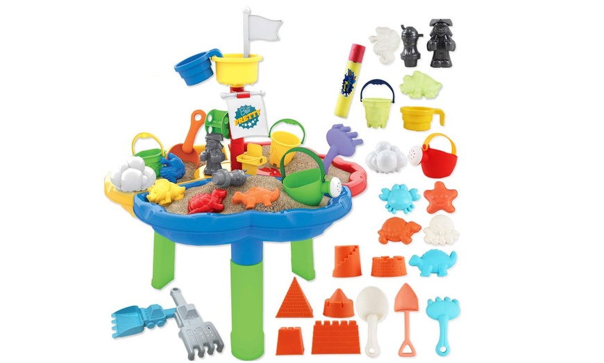Image 8: Sand and Water Table Collection with Accessories and Lids