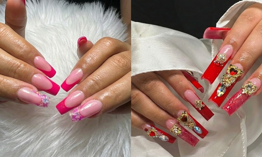 Image 3: Perfect Nails with Acrylic Design Manicure at Williams