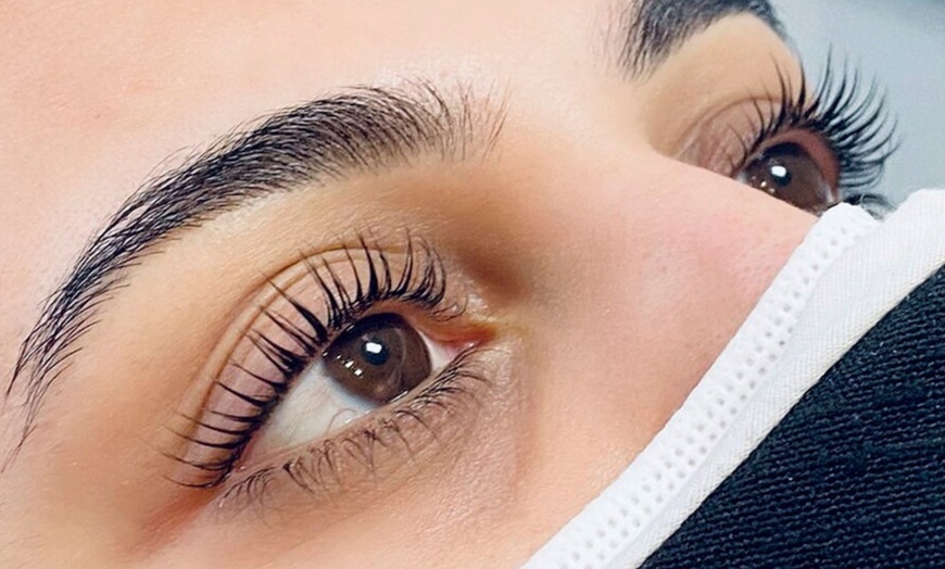Image 1: Up to 55% Off on Eyebrow Tinting at Her eyelashes and beauty studio