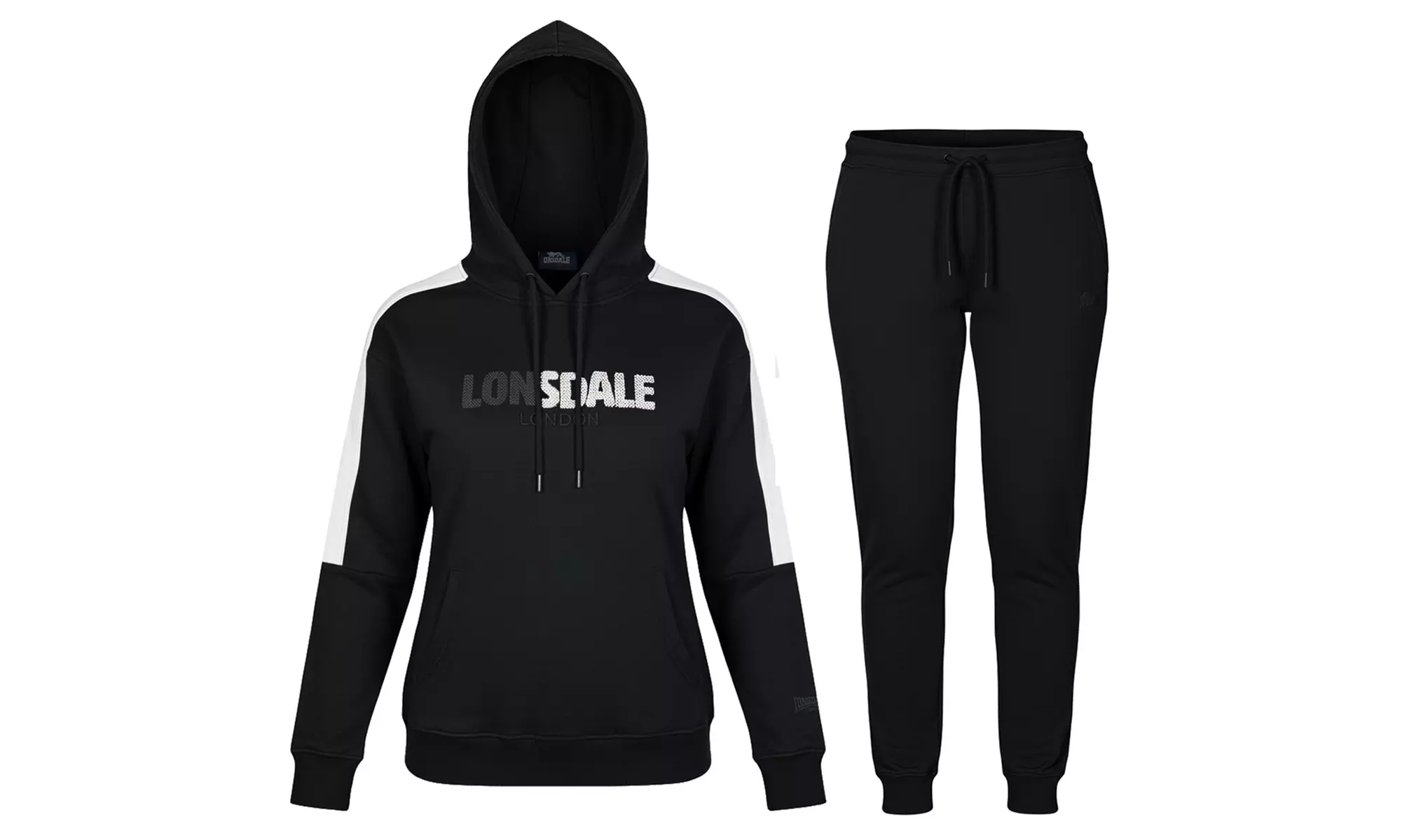 Tuta Lonsdale donna in cotone felpato