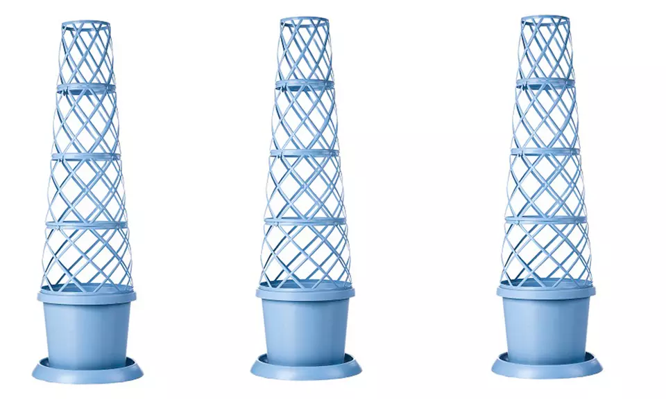 Up to Five Lattice-Design Tower Pots
