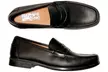 Ferragamo Men's Designer Leather Loafers | Penny Style Slip-Ons - Second Medium