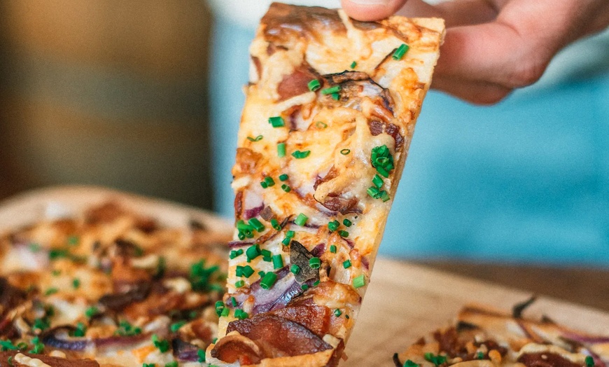 Image 9: Enjoy a Flavor-Packed Flammkuchen Session for Four or Eight People