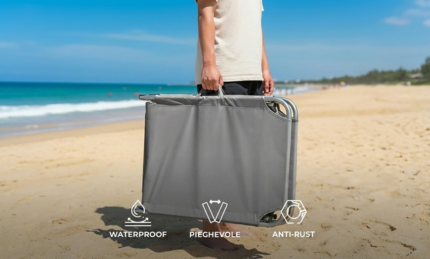 Image 11: Ensemble de 2 chaises longues réglables