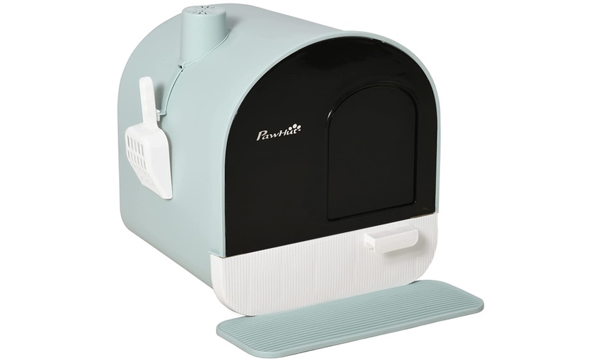 Image 3: PawHut Cat Litter Box