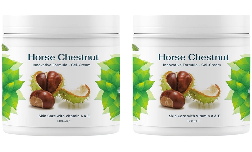 Image 2: One or Two Horse Chestnut Cream Gel 500ml