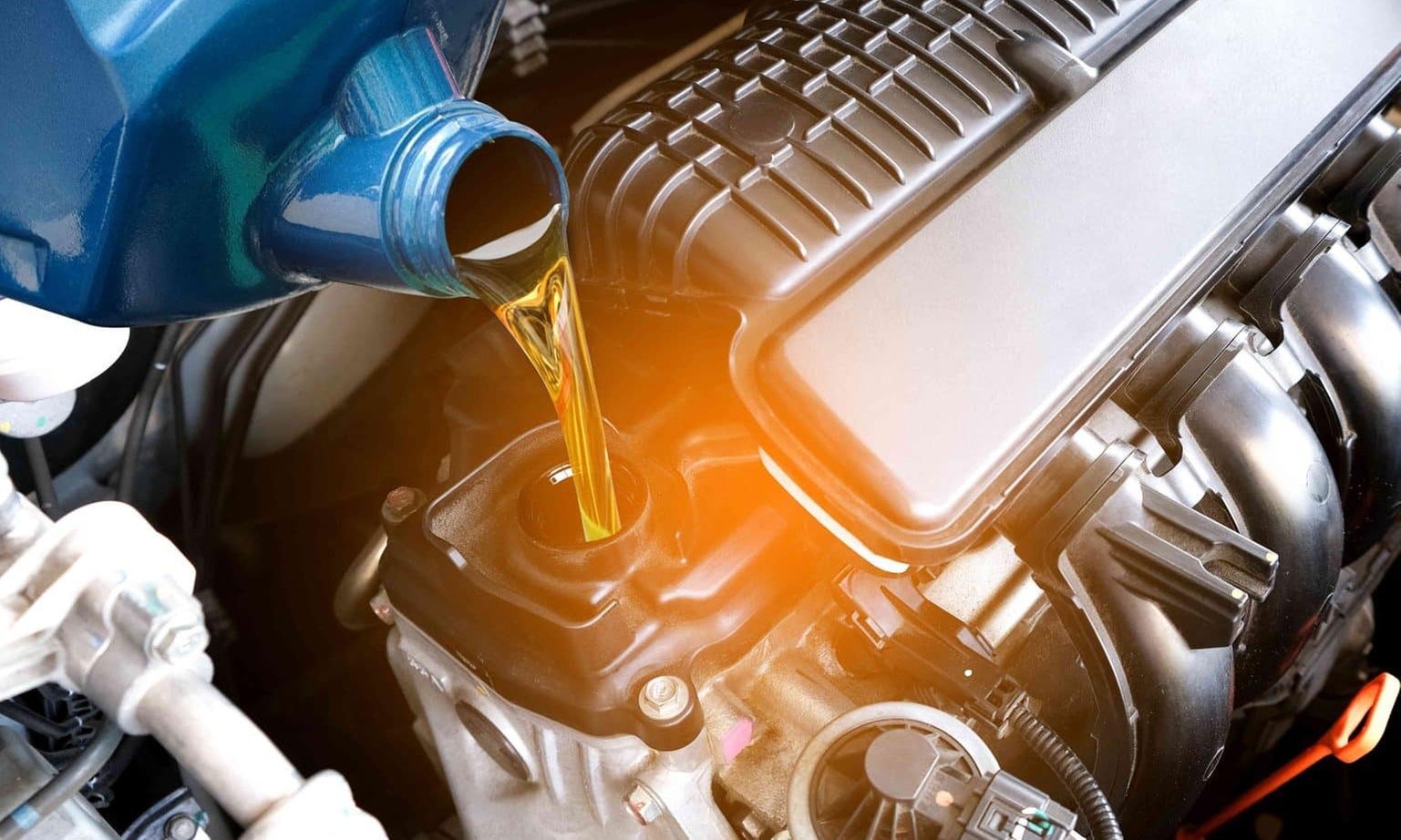 One Synthetic Blend or Full Synthetic Oil Change with Brake Inspection