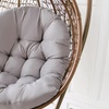 Image 4: Thick Padded Polyester Egg Chair Cushion
