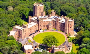 Cheshire: Luxurious Castle Getaway with Breakfast and Dinner 