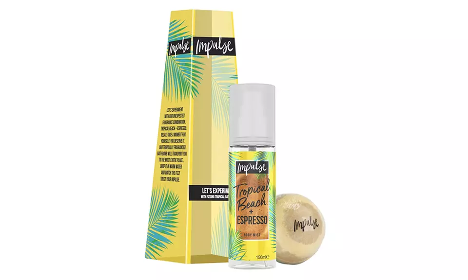 1, 2, 3 ou 4 coffrets Impulse avec brume corporelle et boule de bain - Primary Image