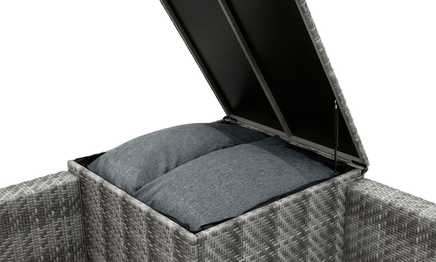 Image 10: Monster Group Six-Piece Rattan-Effect Furniture Set