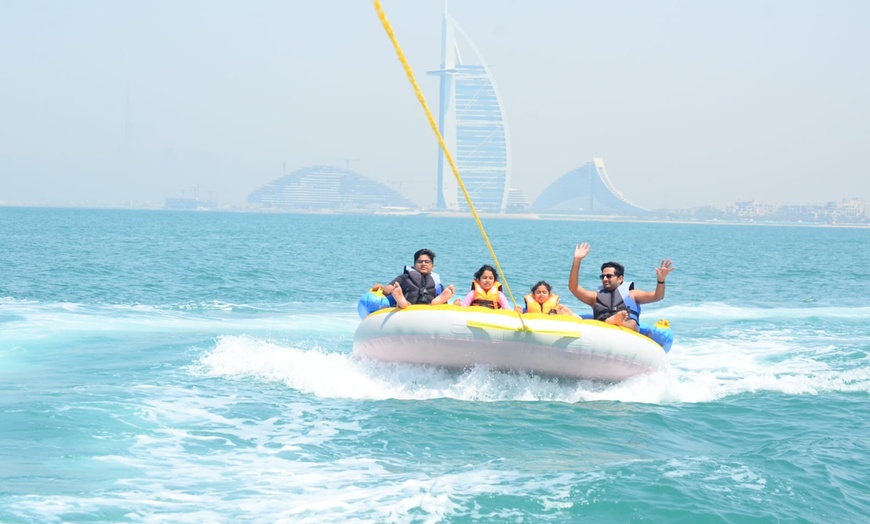 Image 2: Banana or Donut Ride at Break Water Adventure at Palm Jumeirah