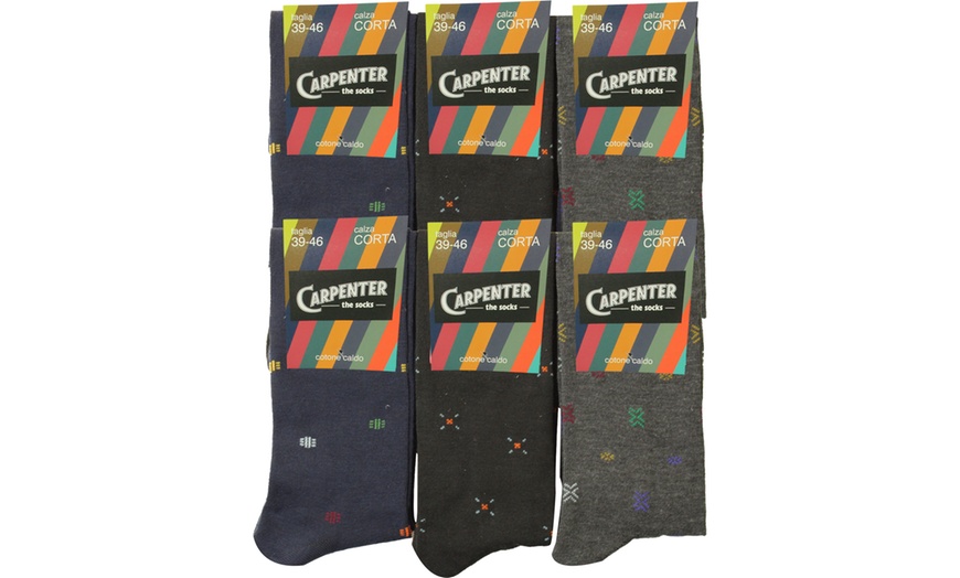 Image 13: Carpenter 6er- oder 12-Pack kurze oder lange Herren-Socken