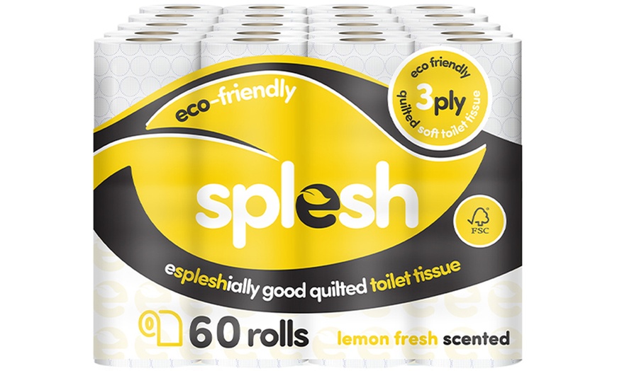 Image 12: Splesh Toilet Roll Mega Bundle, Soft and Quilted Eco-Friendly Scents