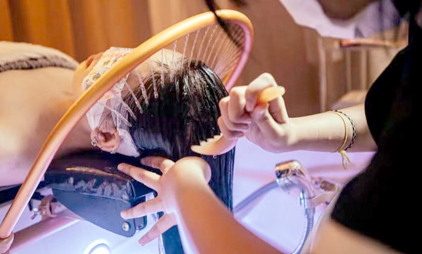 Image 1: Solo or Couples 75-Minutes Deluxe Scalp Therapy + Hair Treatment