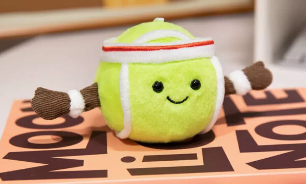 Kuscheliges Plüschtier im Lebensmitteldesign