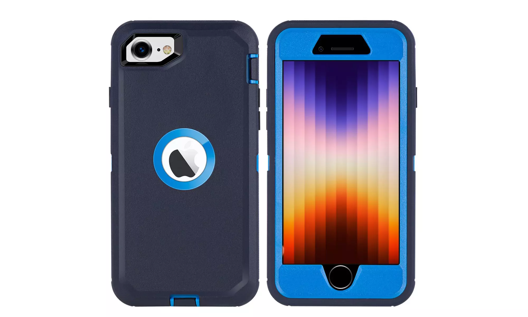 Case For iPhone SE 3rd Gen 2022 Shockproof Heavy Duty Built-in Screen Protector