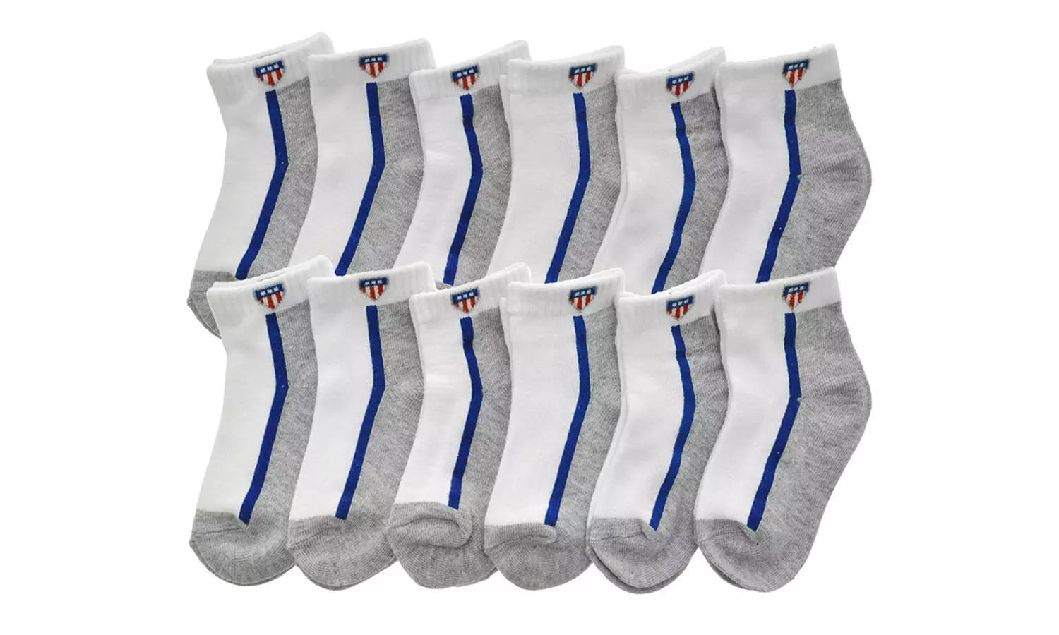  Men's Low-Cut Everyday Essential Socks (12-Pair Pack)
