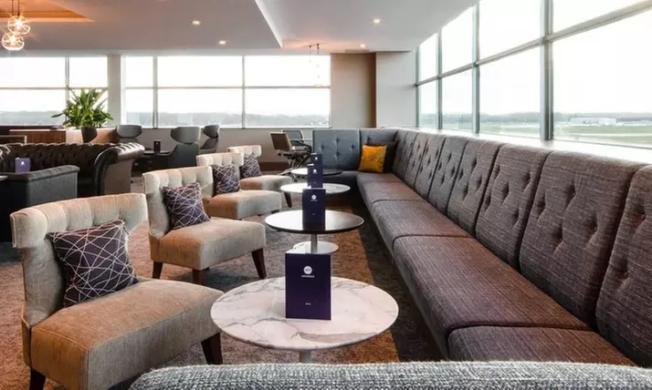 VIP Lounge Access at Heathrow, Gatwick, Edinburgh or Birmingham Airport with Sky Parking Services (Up to 17% Off*) - Second Medium