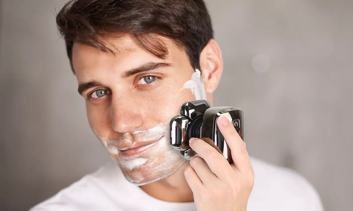 iMounTEK 6-in-1 9D Head Shaver for Men Cordless Wet Dry Razor with LED Display