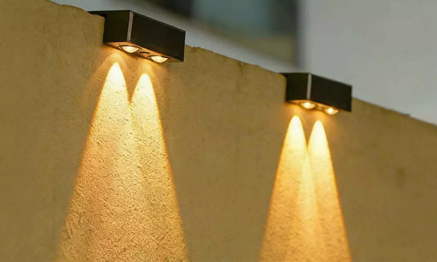 Solar-Powered Outdoor Garden Spotlights