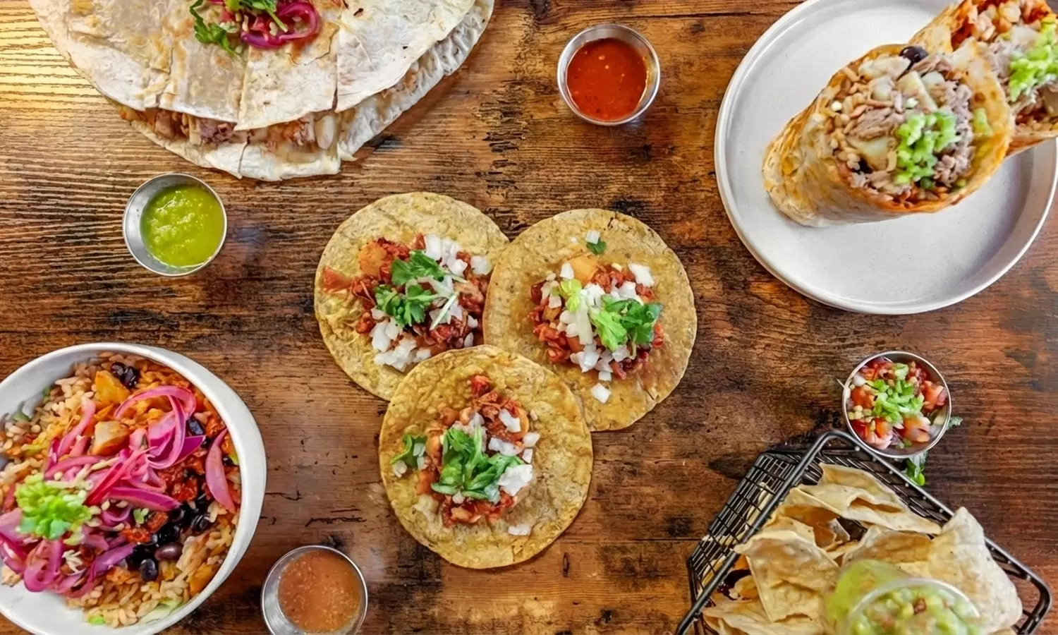 Buffet mexicain pour 1, 2 ou 4 pers. le midi ou le soir et week-end à Los Primos Lyon (jusqu'à 26% de remise) - Primary Image