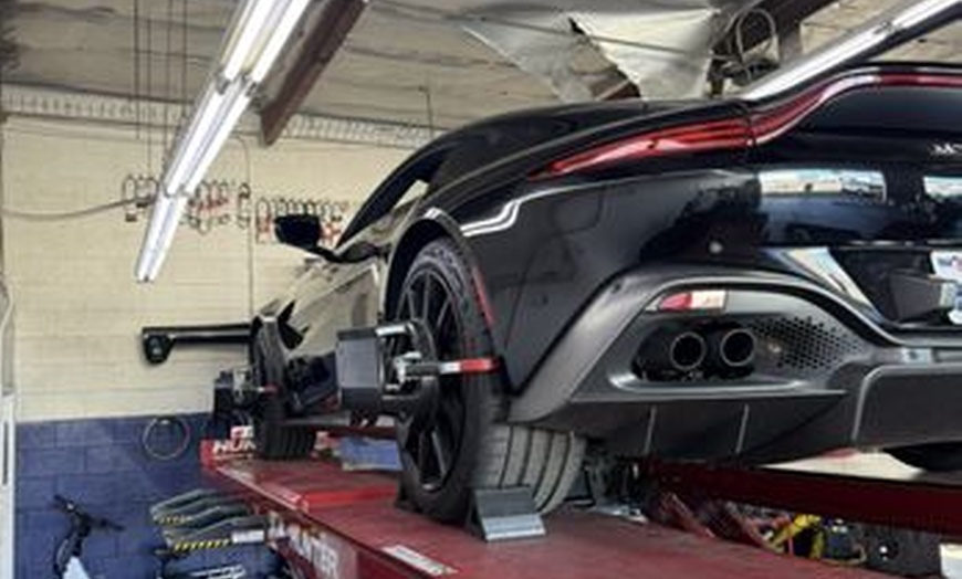 Image 4: Full-Synthetic Oil Change & Wheel Alignment for Performance & Safety